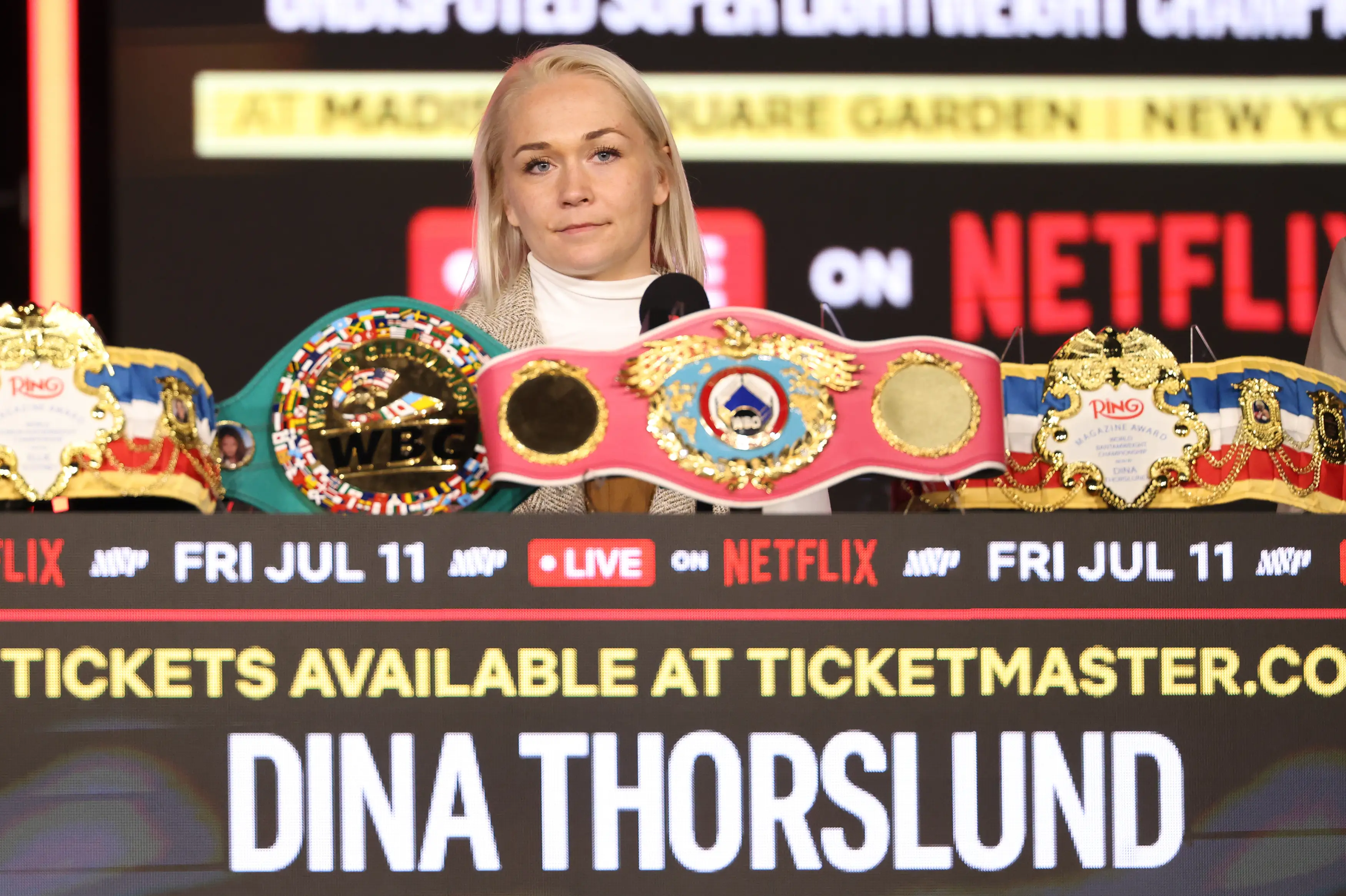 Dina Thorslund has been forced to withdraw as she is pregnant / Photo by Ed Mulholland/Getty Images