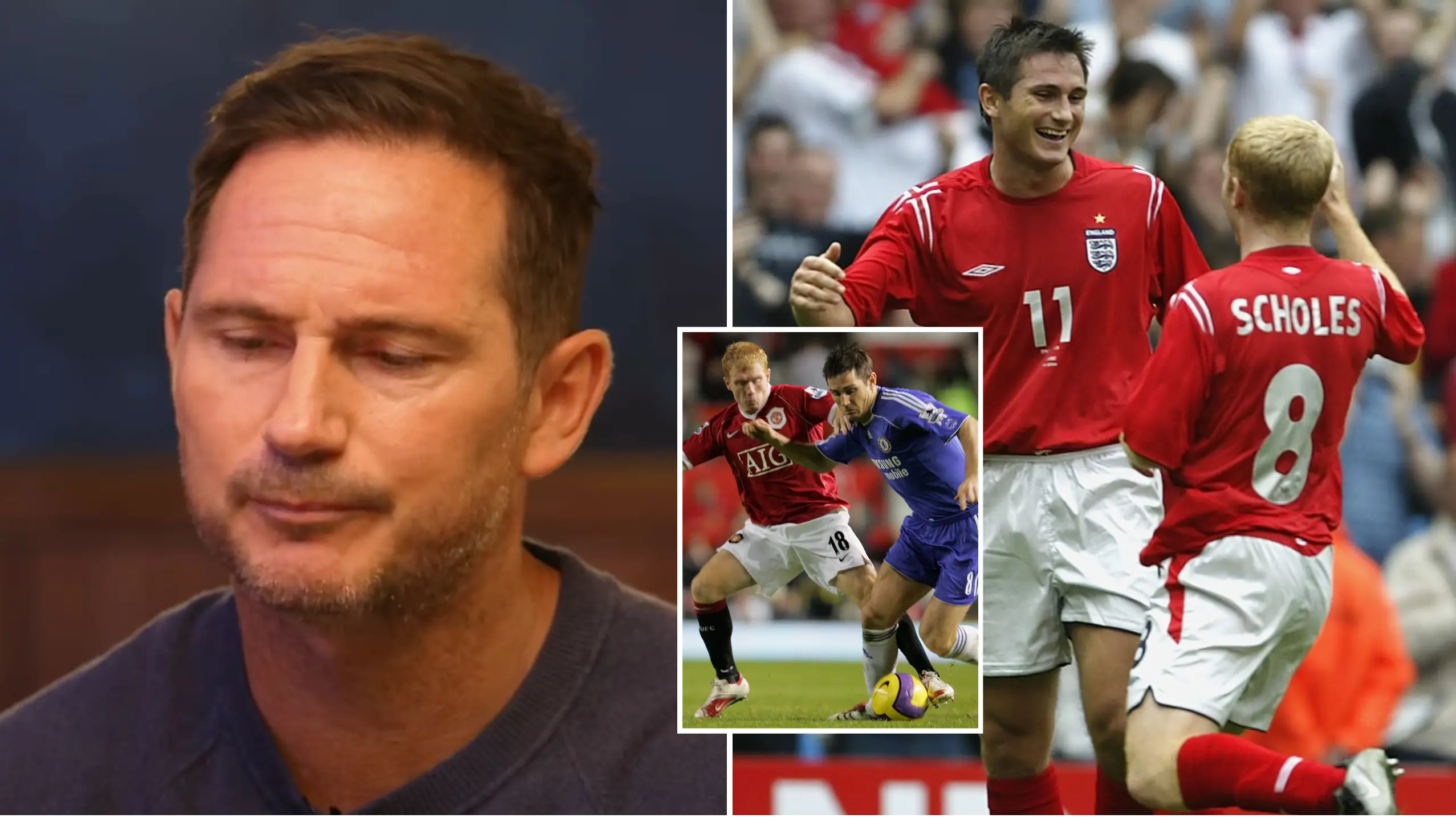 Frank Lampard makes Paul Scholes admission when naming the biggest problem with England's 'Golden Generation'