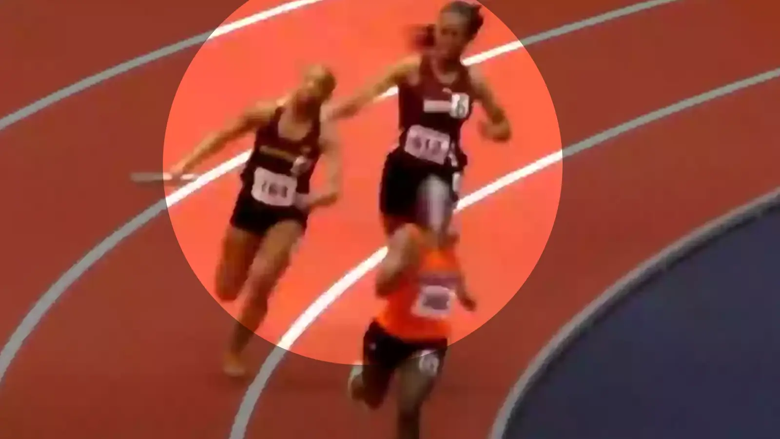 Runner who 'attacked' opponent with baton officially charged as authorities confirm decision