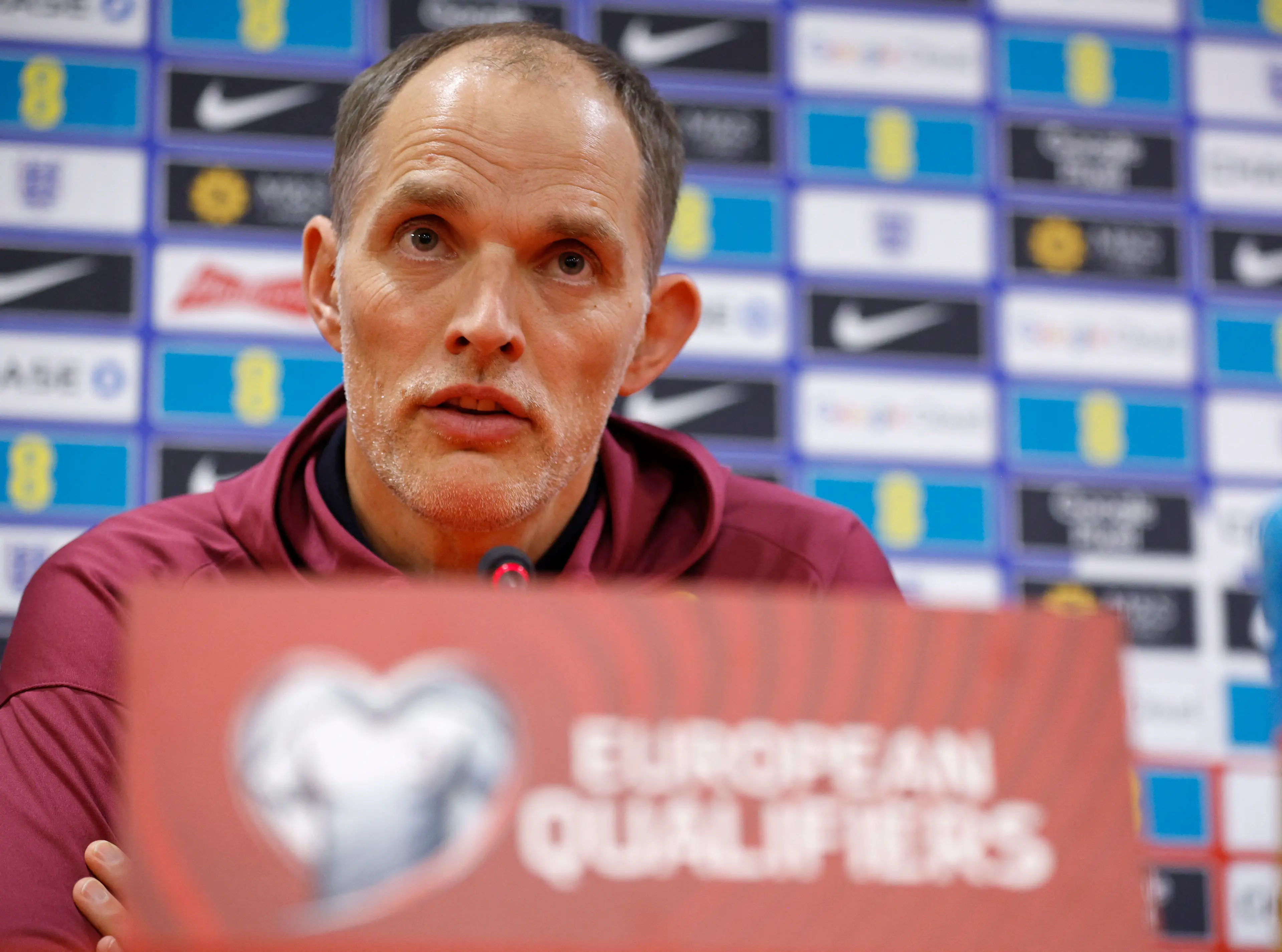 Tuchel issued the warning to his England players. Image: Getty