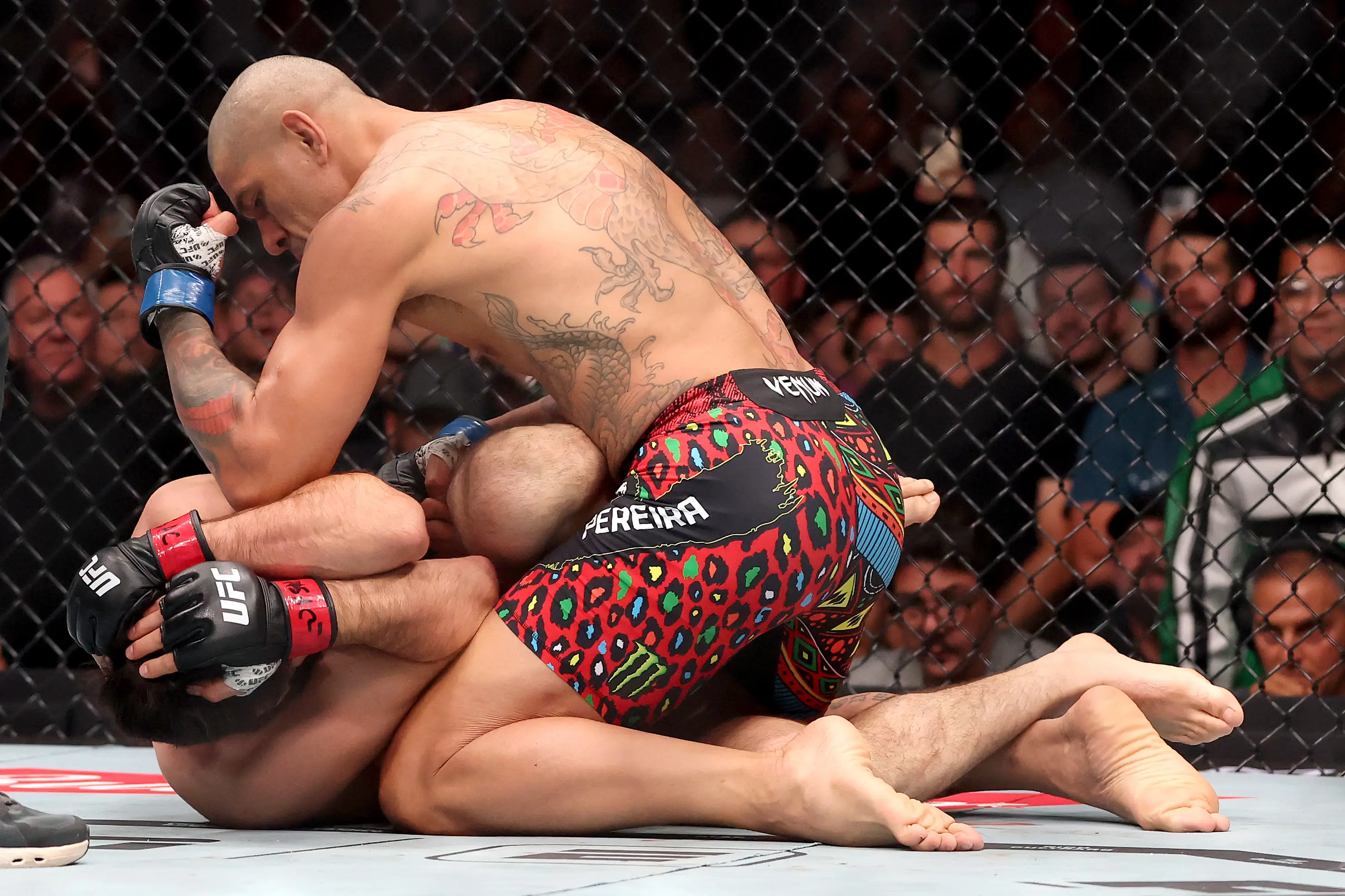 Pereira expressed his desire to take on Jon Jones in a superfight. Image: Getty