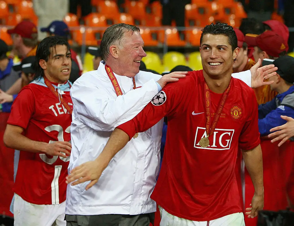 Cristiano Ronaldo spent much of the early years of his career under Sir Alex Ferguson. (Image: Getty)
