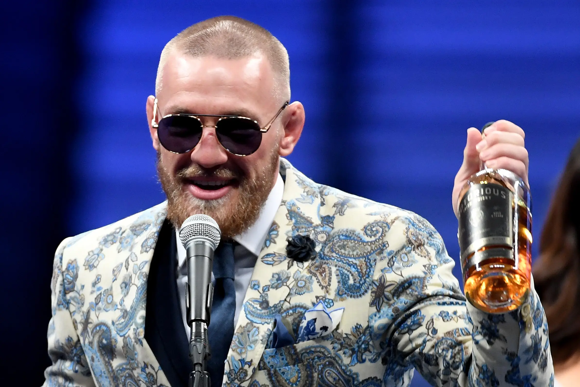 Conor McGregor struck Desmond Keogh after he refused to drink his whiskey. Image: Getty 