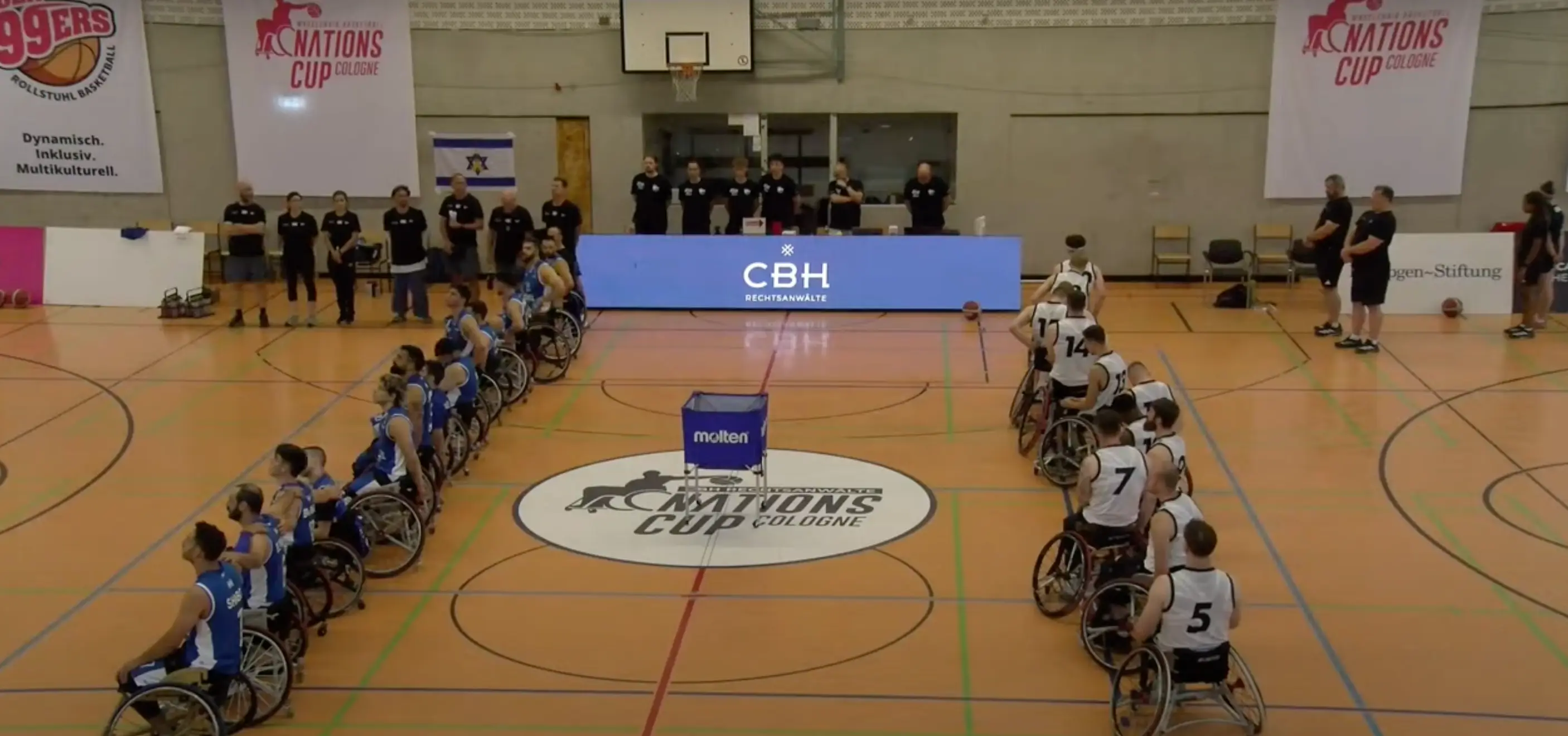 Israeli complained after the protest from Britain's players. Image: IWBF Europe