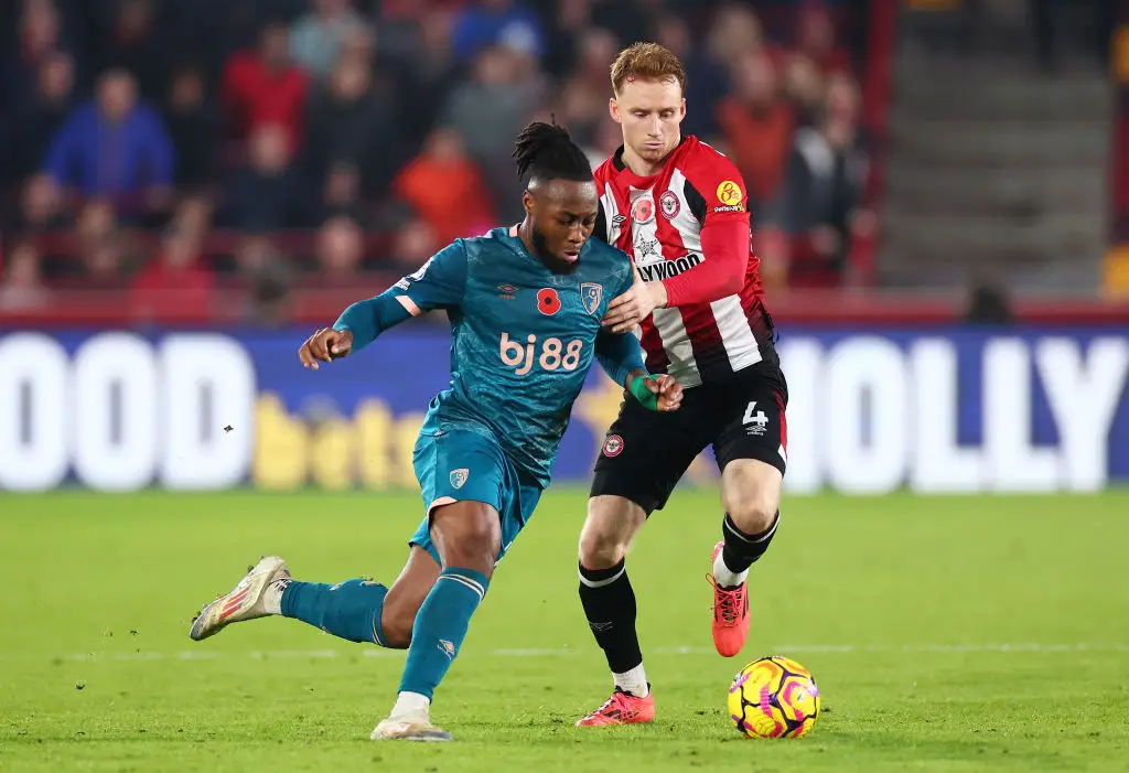 Sepp van den Berg has impressed since joining Brentford from Liverpool over the summer. (Image: Getty)