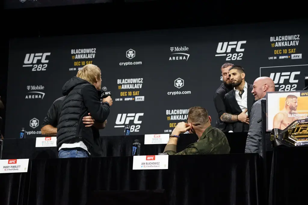 Paddy Pimblett and Ilia Topuria have a long-running feud (Credit:Getty)