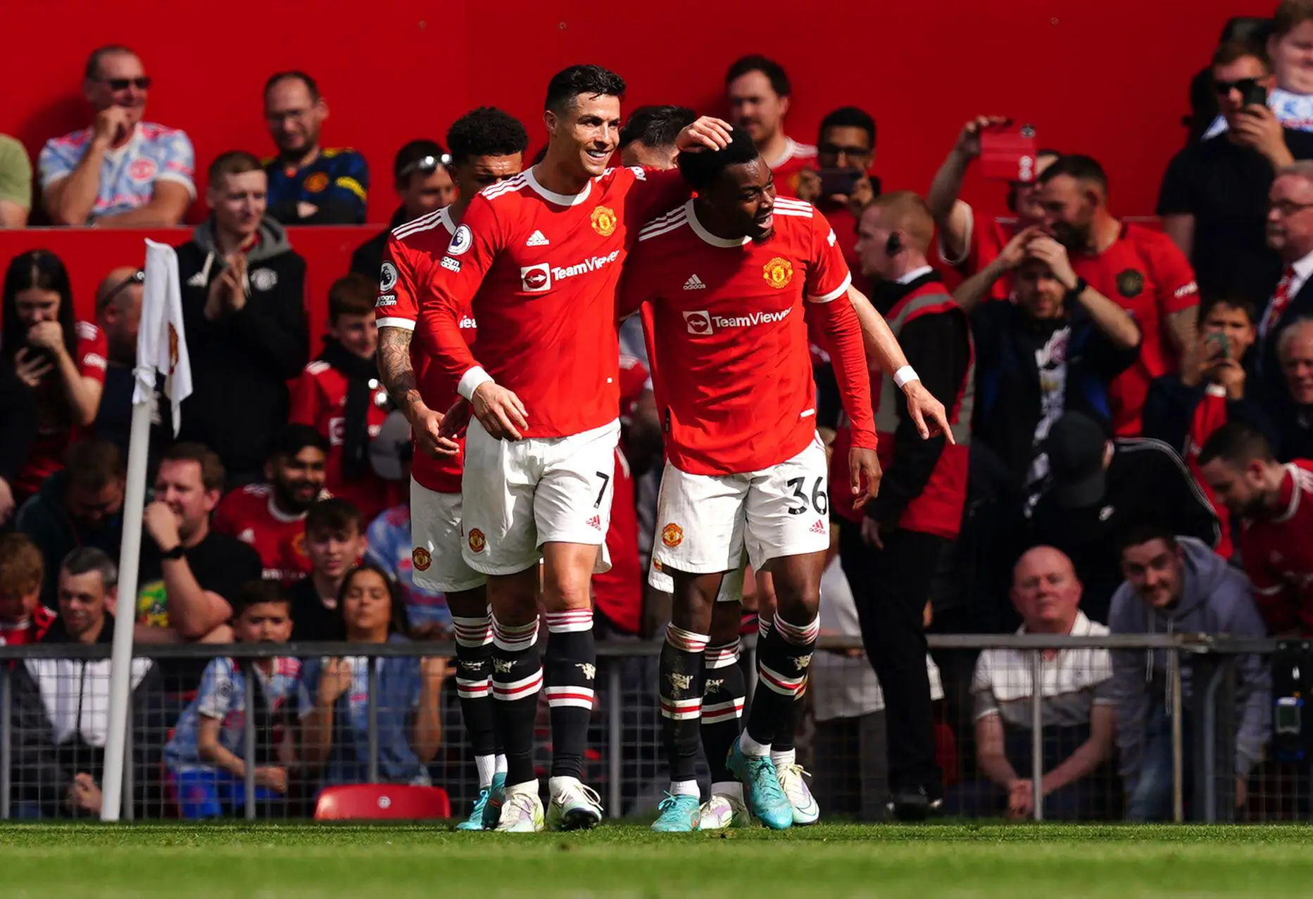 Ronaldo had a good season personally despite United's problems. Image: Alamy