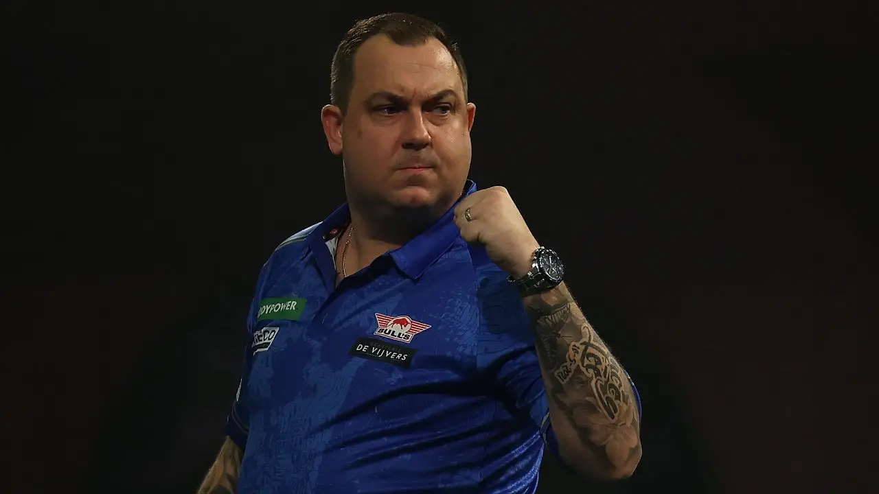 Kim Huybrechts is replacing Luke Humphries in the European Championship (Image: Getty)