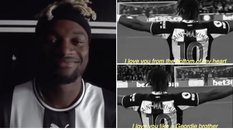 Allan Saint-Maximin's goodbye message after four years at Newcastle is an emotional one