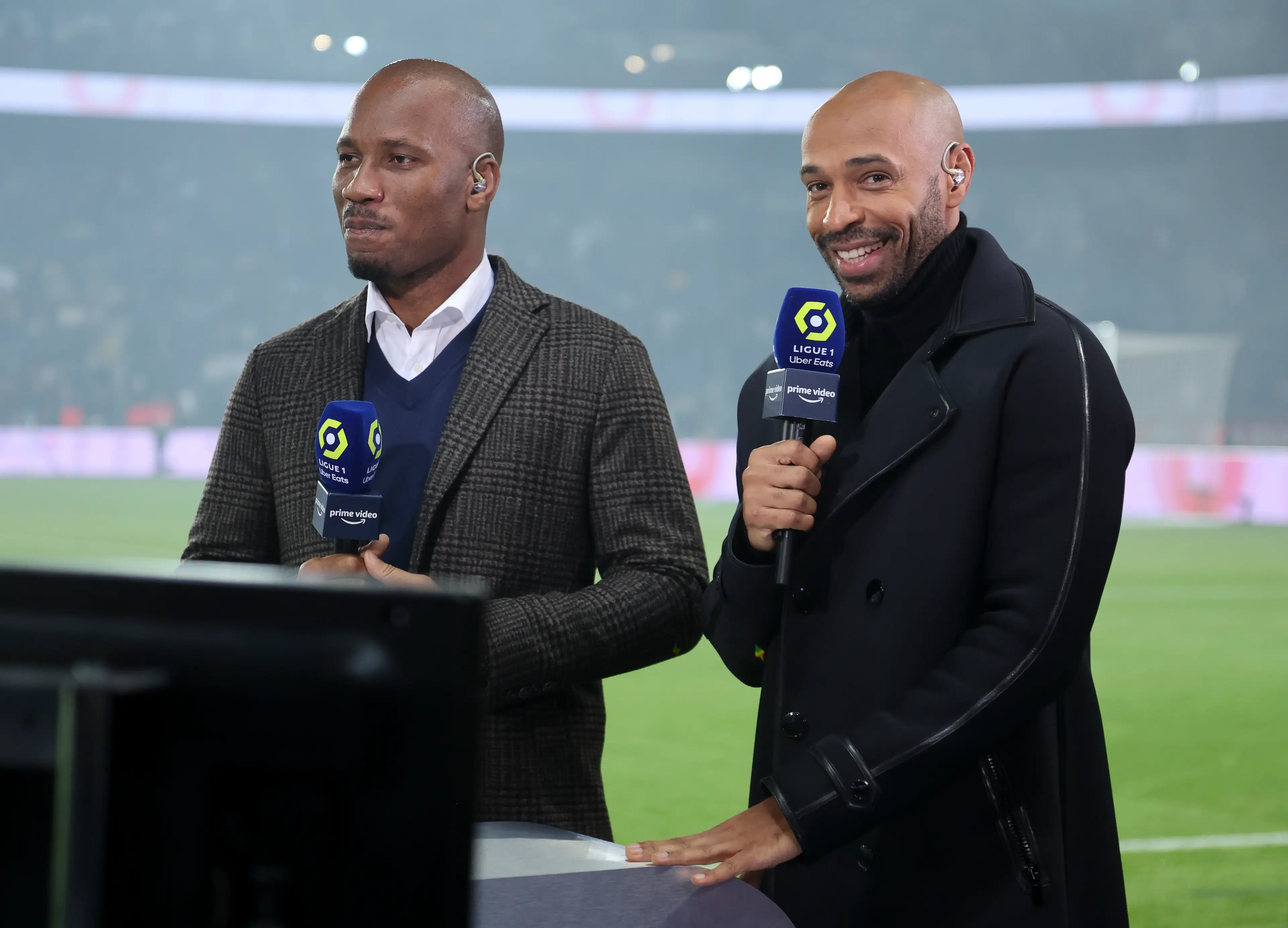 Didier Drogba and Thierry Henry. (Image: Getty)