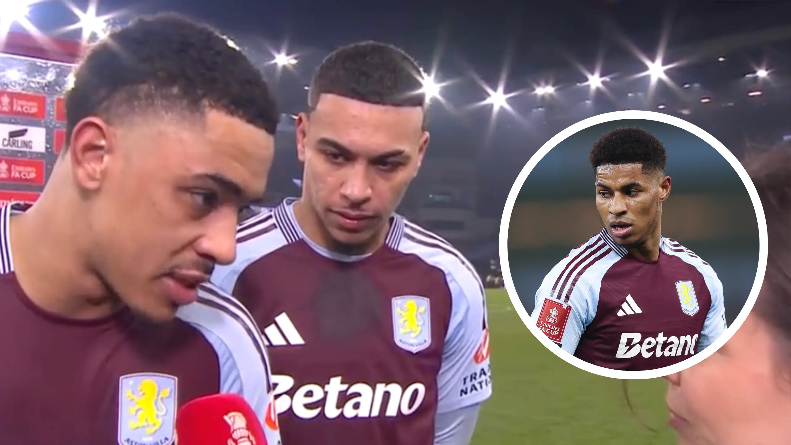 Morgan Rogers and Jacob Ramsey praised for the most mature response to Marcus Rashford joining Aston Villa in post-match interview