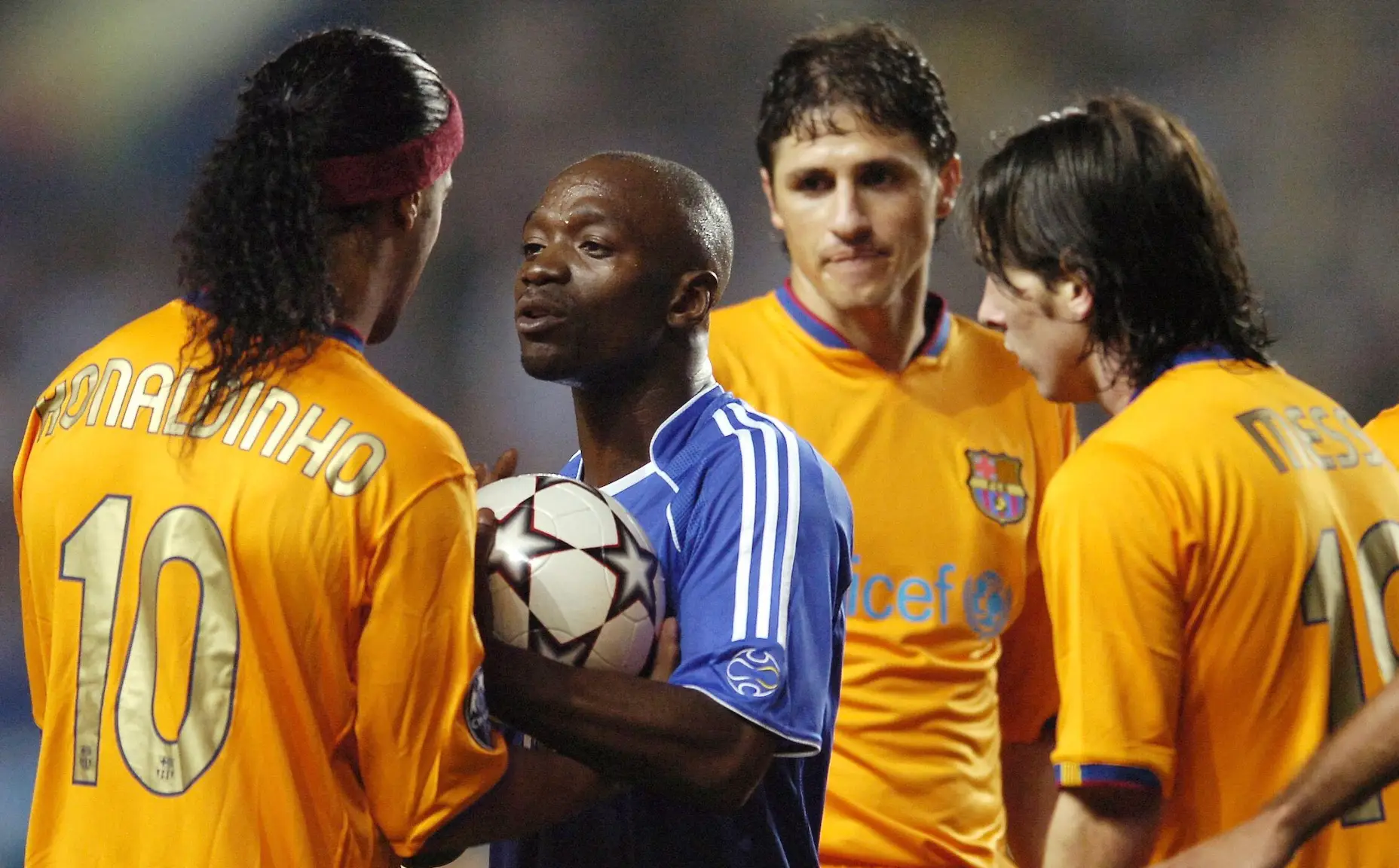 The pair clashed during a Champions League match (Image: PA)