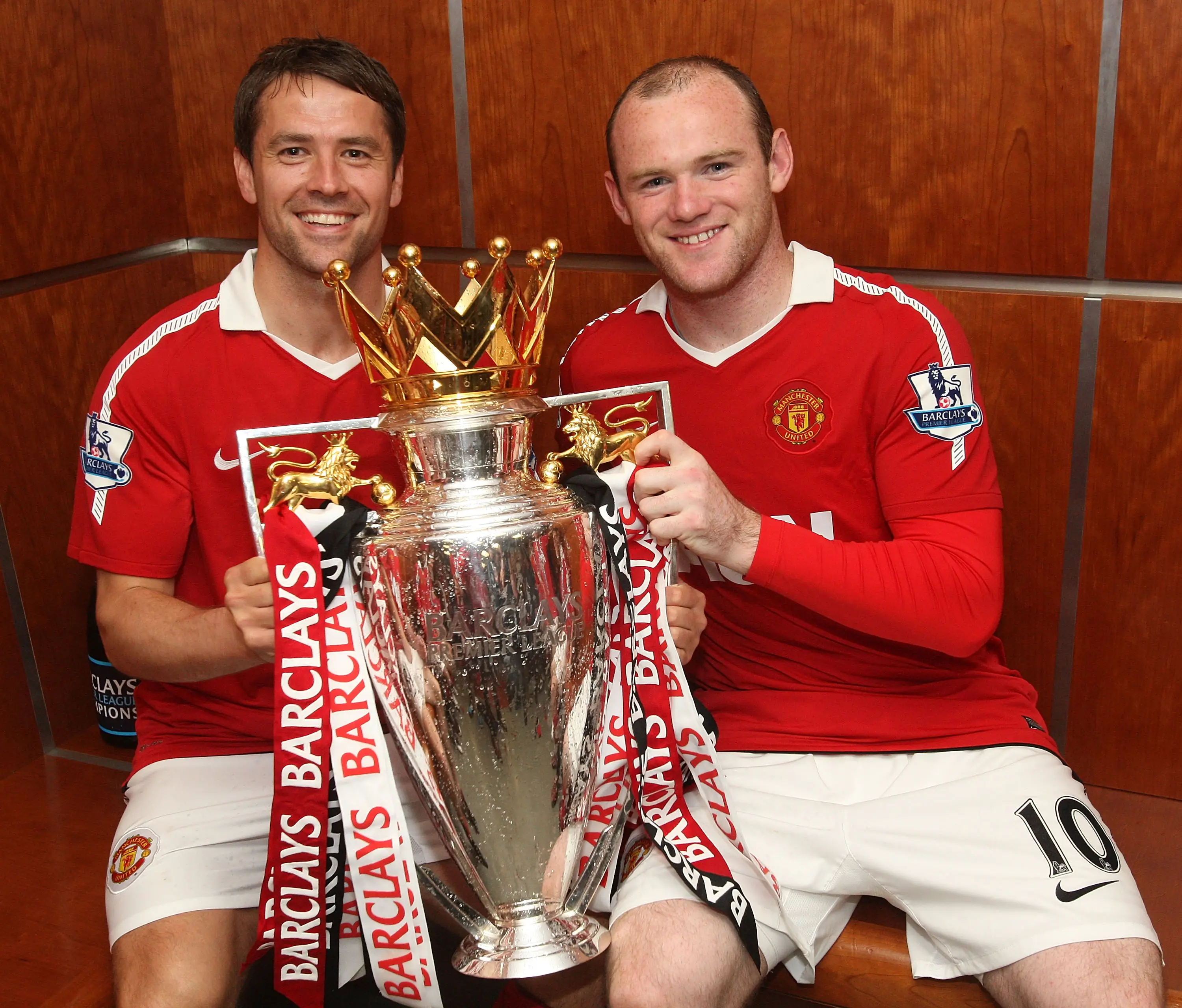 Michael Owen won the Premier League at Manchester United. (Image: Getty)