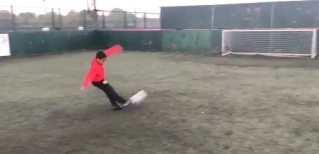 Ngumoha worked tirelessly on his game in local Powerleague cages. Image credit: Saul Isaksson-Hurst