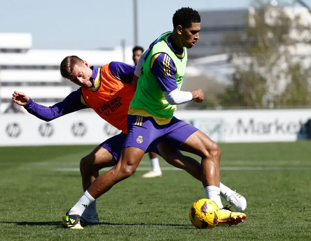 Jude Bellingham and Toni Kroos
