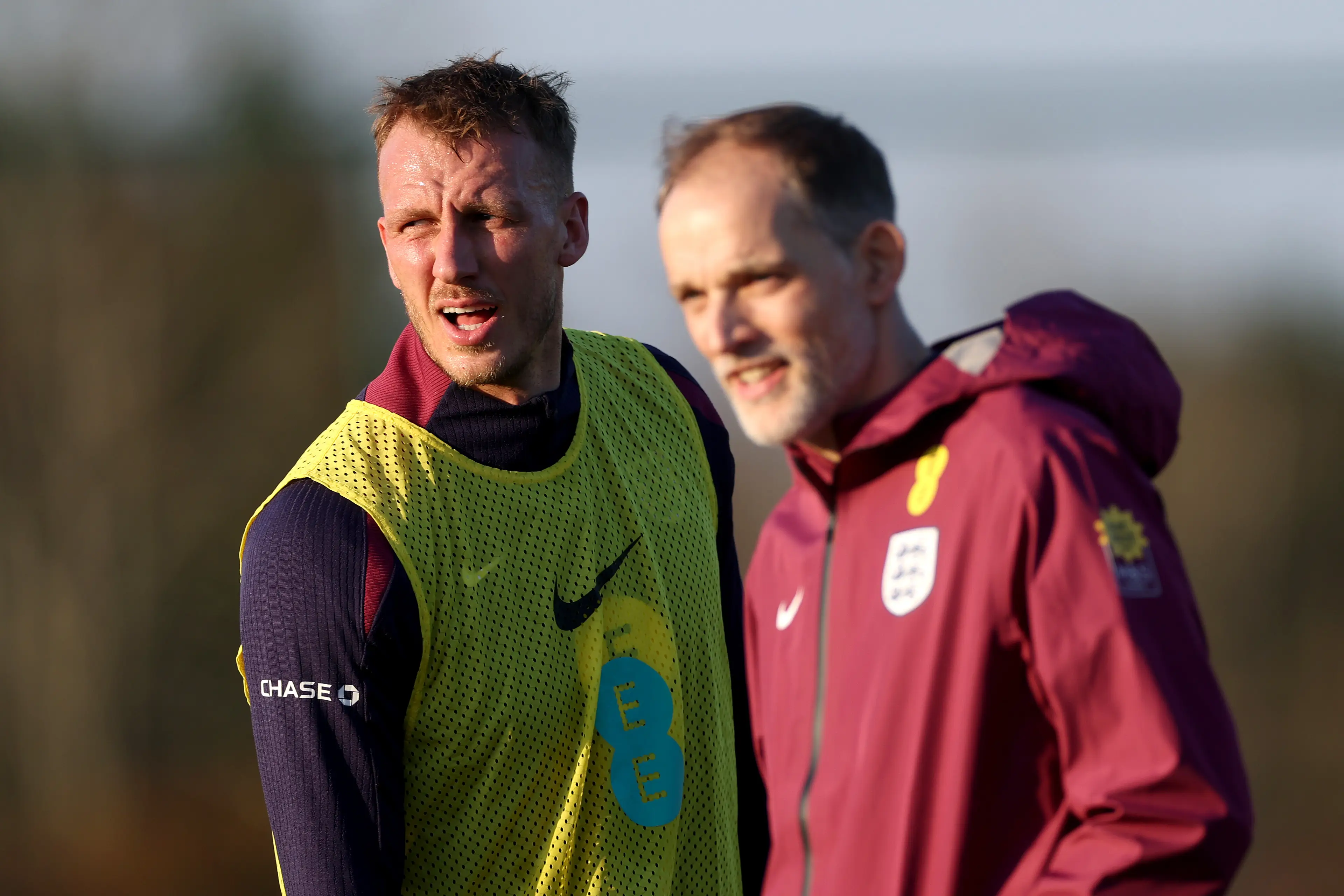 Dan Burn could start for England against Albania. Image: Getty