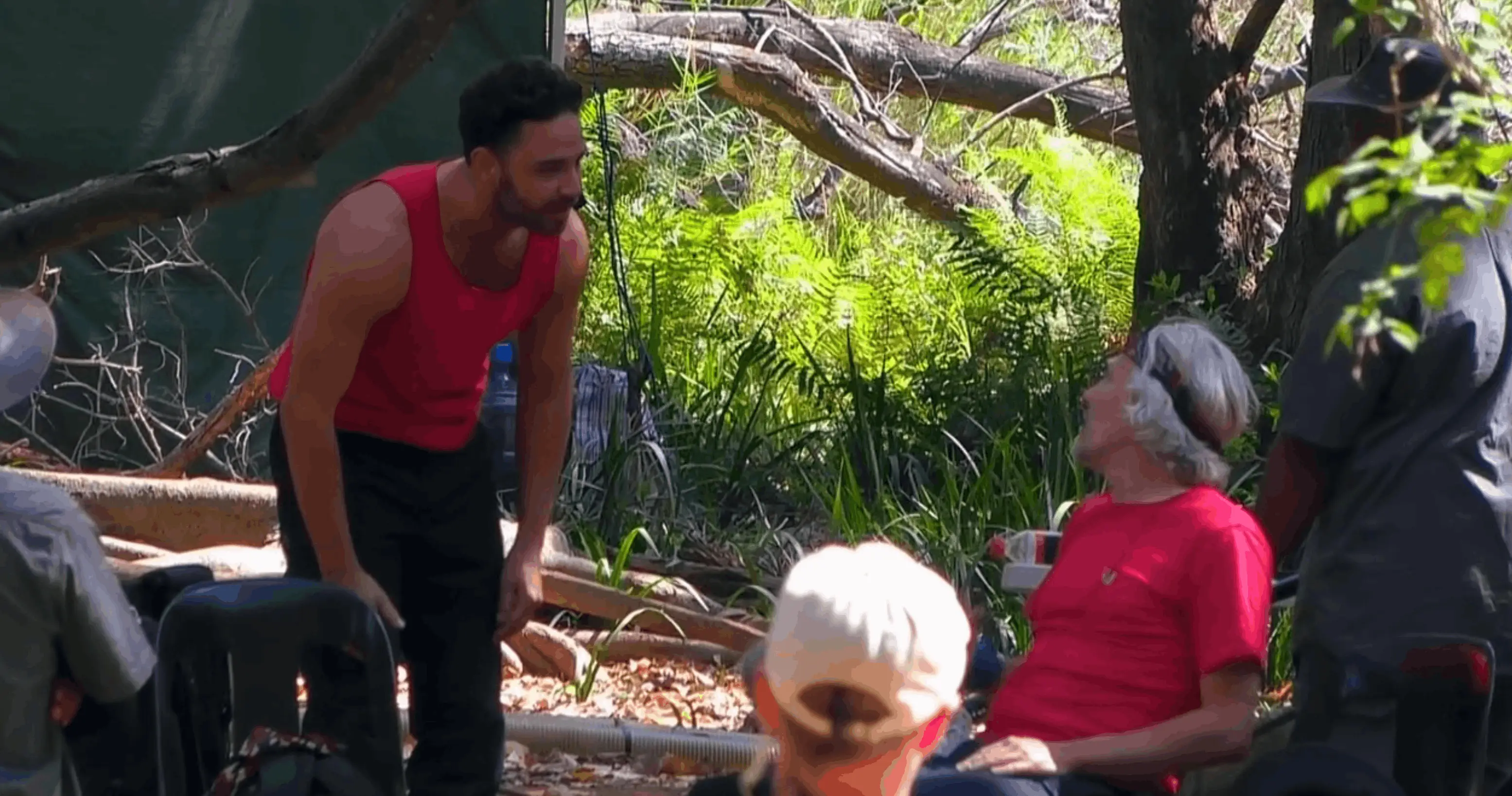 Thomas was furious at Bullard after he ended the trial (Image: ITV)