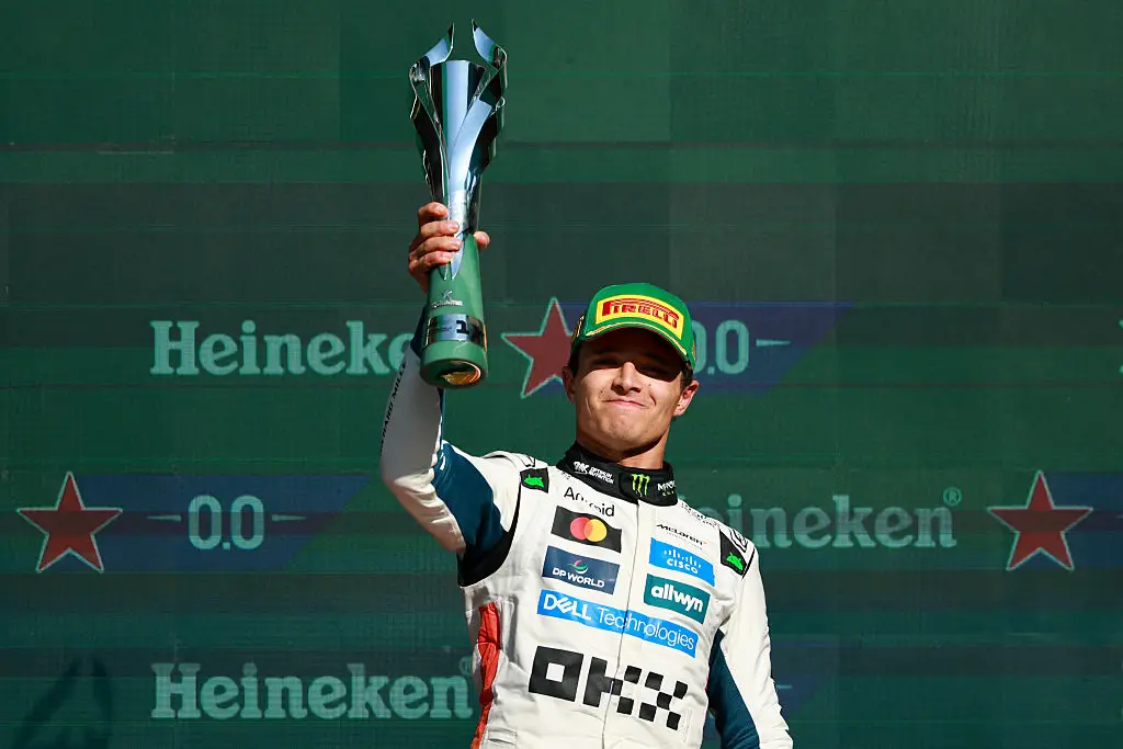 Lando Norris won the Mexico Grand Prix. (Image: Hector Vivas/Getty Images)