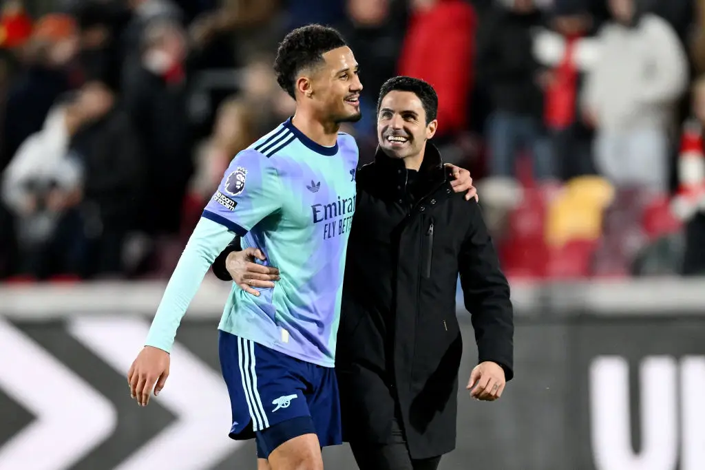 Mikel Arteta will be hoping to keep hold of William Saliba (Credit:Getty)