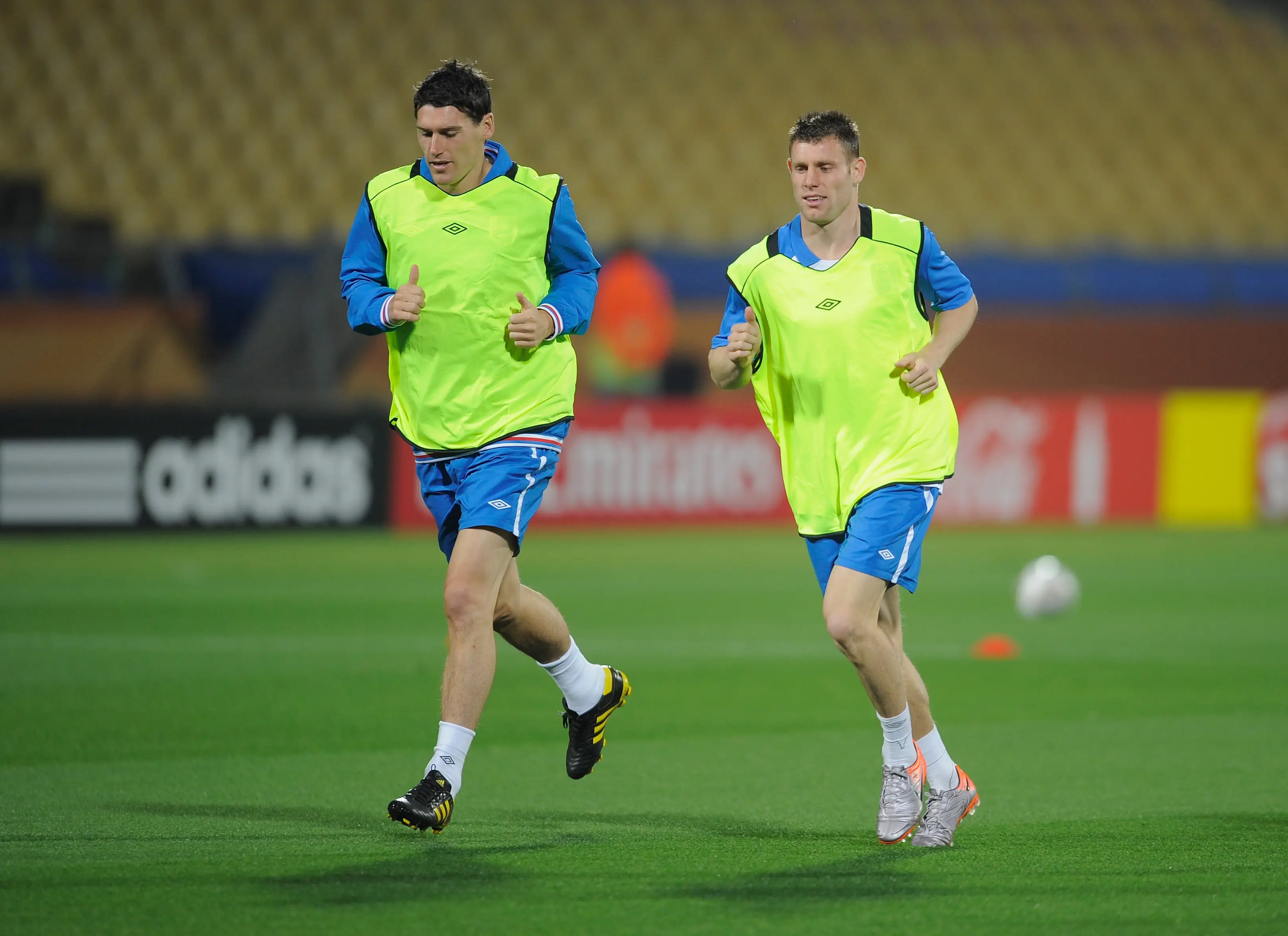 Milner and Barry were also England teammates. Image credit: Getty