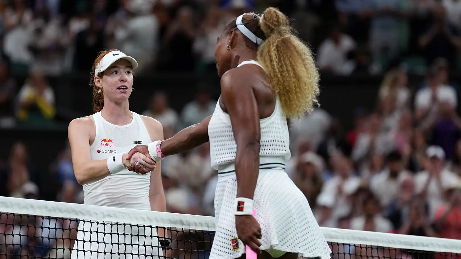 Maya Joint beat Serena Williams in three sets on Centre Court (Image: Getty)