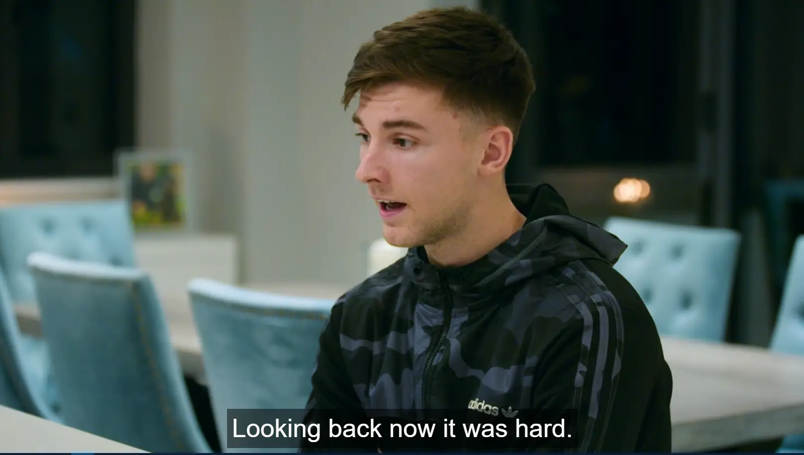 Kieran Tierney speaking on the past.