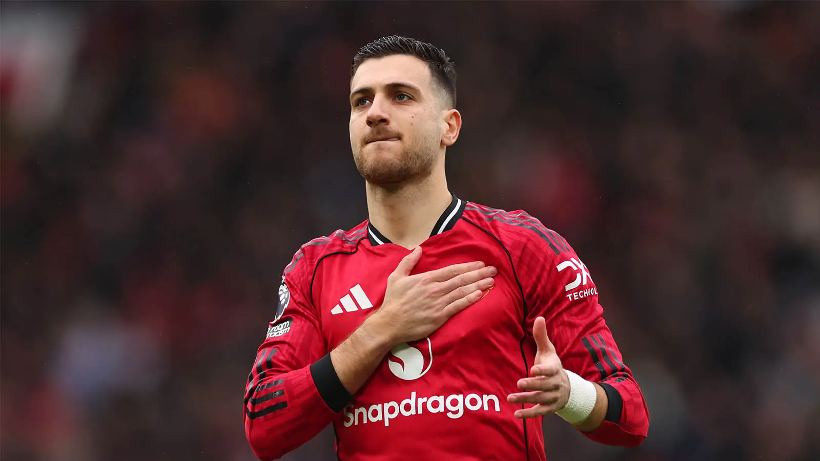 Diogo Dalot has been linked with a move away from Man Utd this summer (Image: Getty)