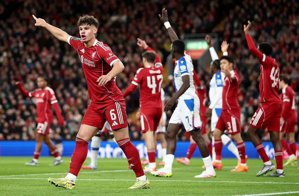 Arne Slot made ten changes (Credit:Getty)