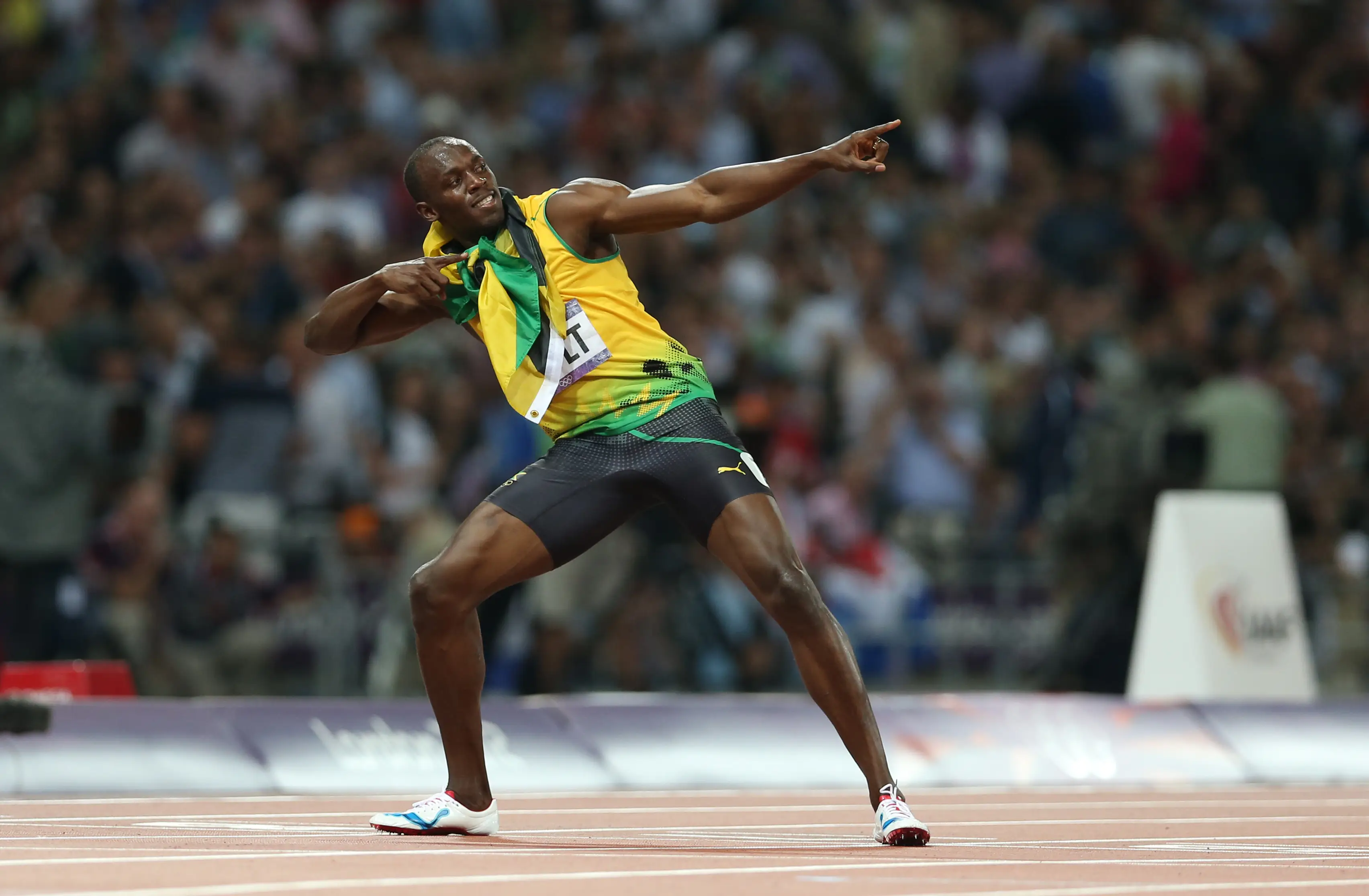 Usain Bolt at London 2012 (Photo: Getty)