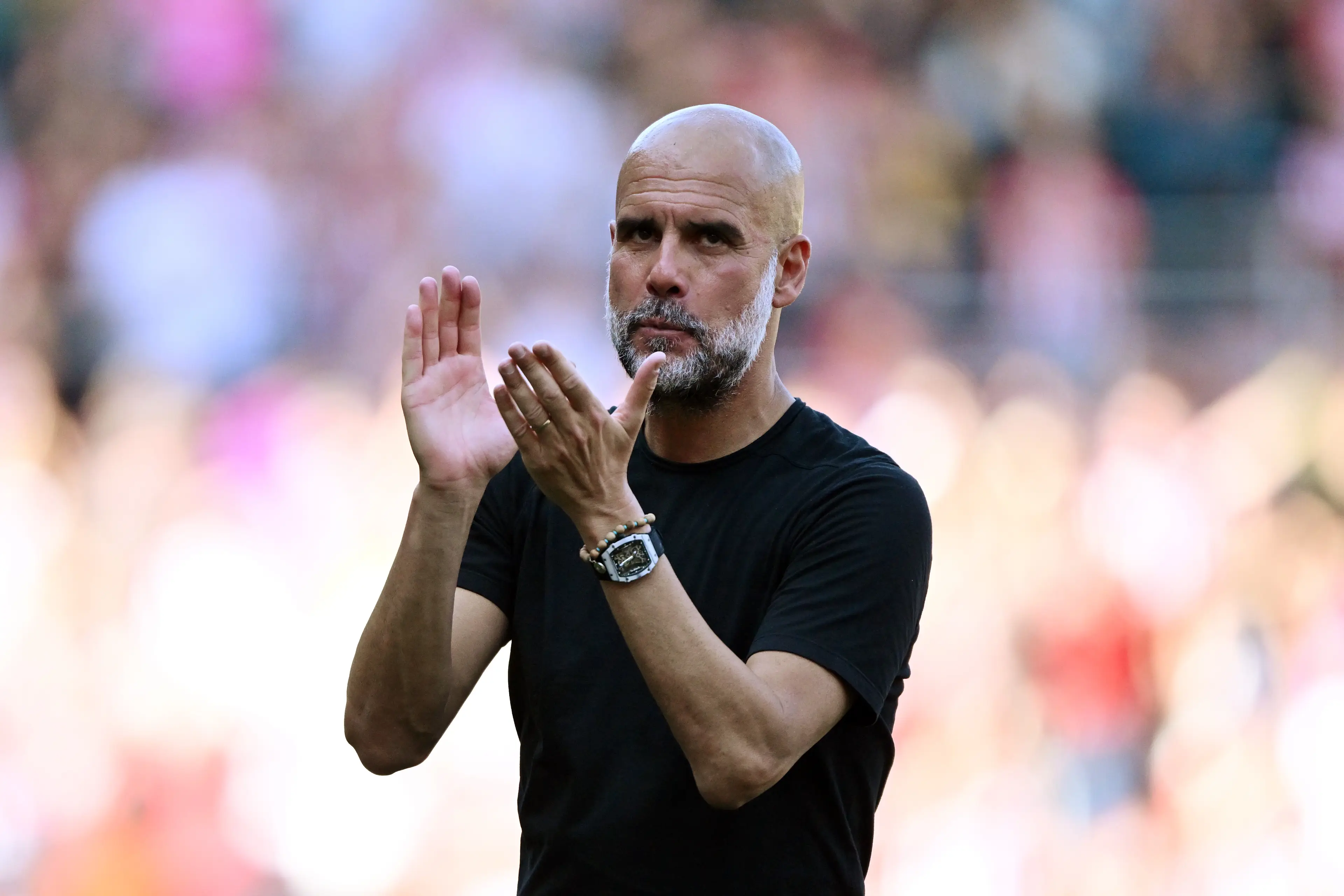 Pep Guardiola's men dropped two points against bottom club Southampton. Image: Getty