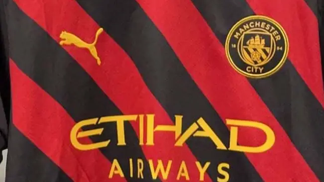 LEAKED: New Photos Revealed Of Manchester City 2022/23 Away Kit