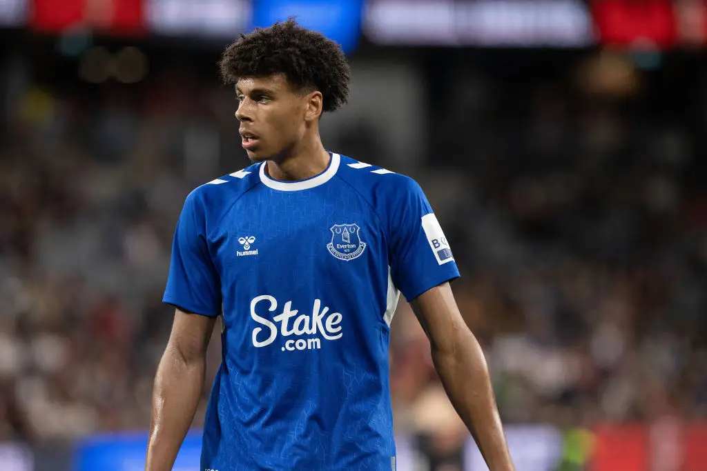 Reece Welch during the Sydney Super Cup clash between Everton and the Western Sydney Wanderers in 2022. Image credit: Getty