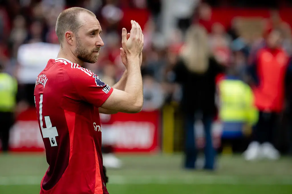 Christian Eriksen will leave Man Utd at the end of the month (Credit:Getty)