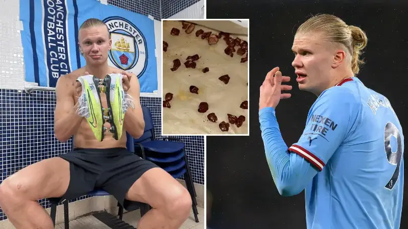 Fans left horrified by Erling Haaland's meal after Everton win