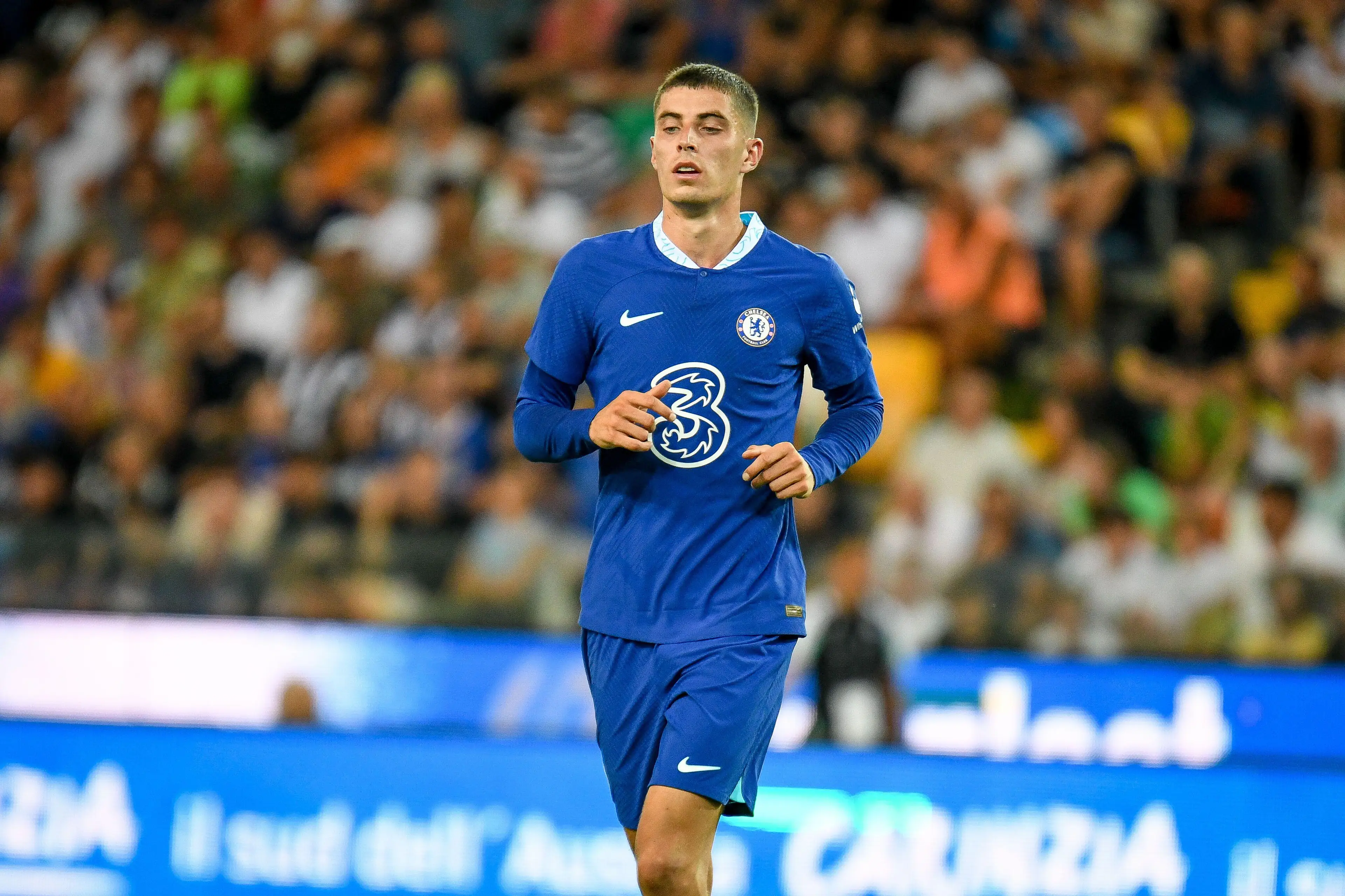 Chelsea's Kai Havertz portrait during Udinese Calcio vs Chelsea FC. (Alamy)