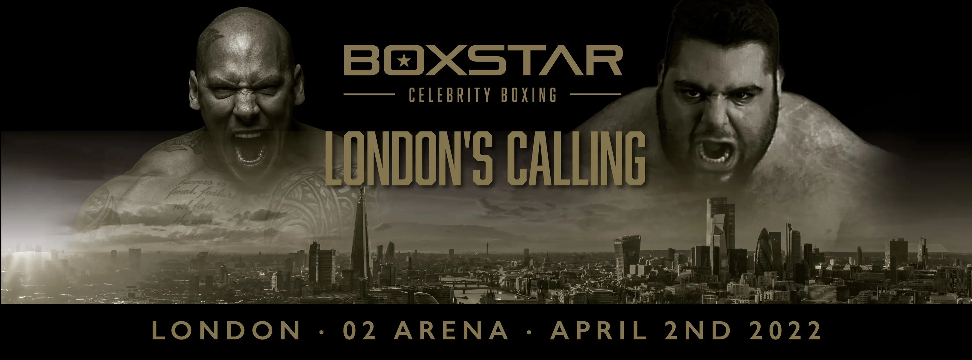 The Martyn Ford vs. Iranian Hulk fight will take place on 2nd April 2022 at The O2 Arena, London (Boxstar).