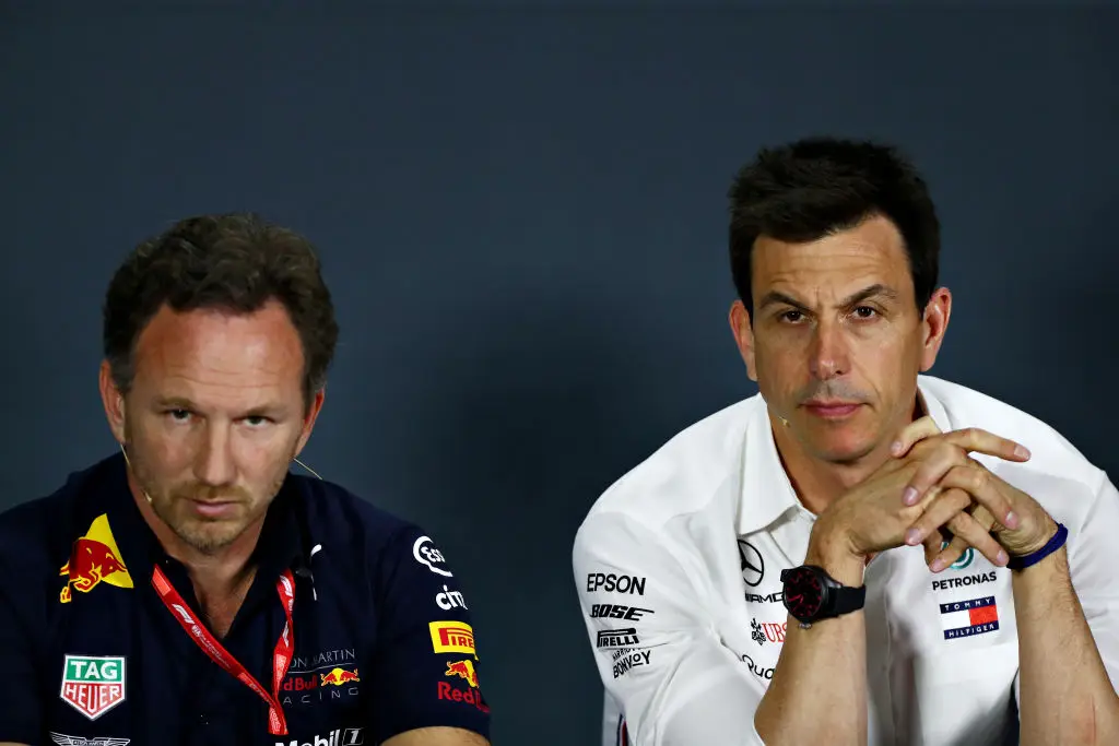 Christian Horner and Toto Wolff have engaged in a war of words (Credit:Getty)