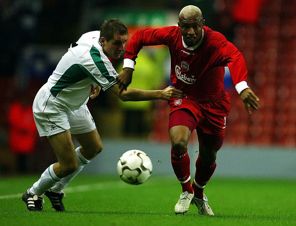 El Hadji Diouf made 80 appearances for Liverpool. (Image: Getty)