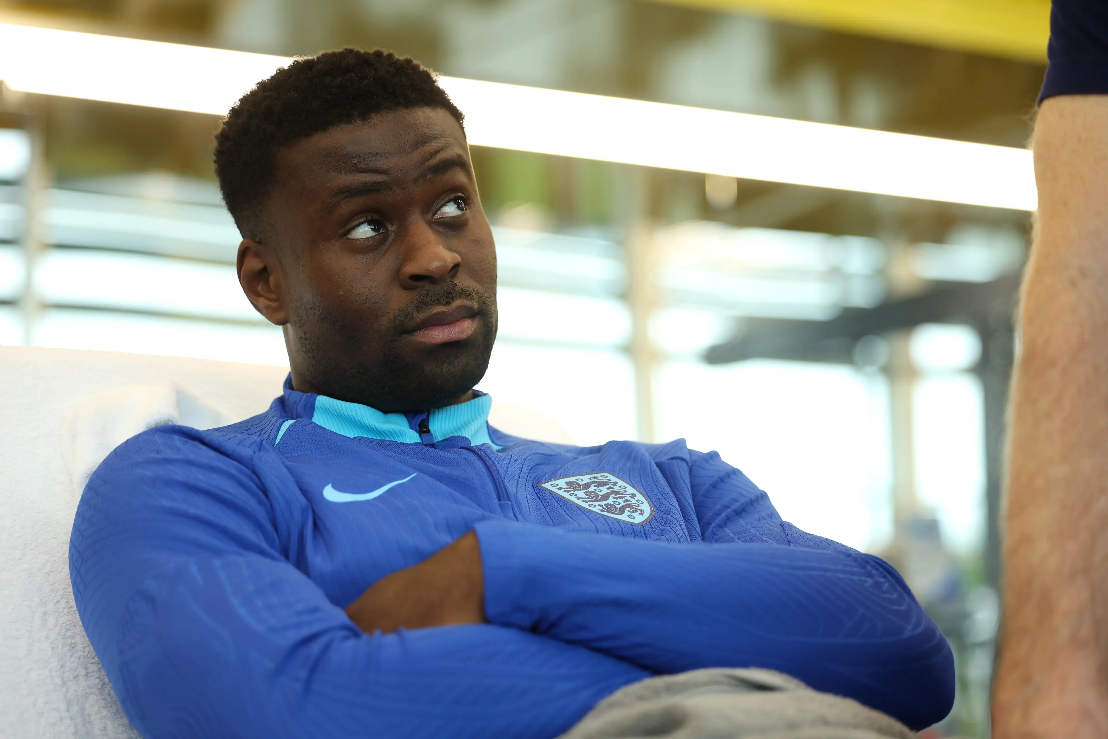 Guehi is out with a knee injury. (Image