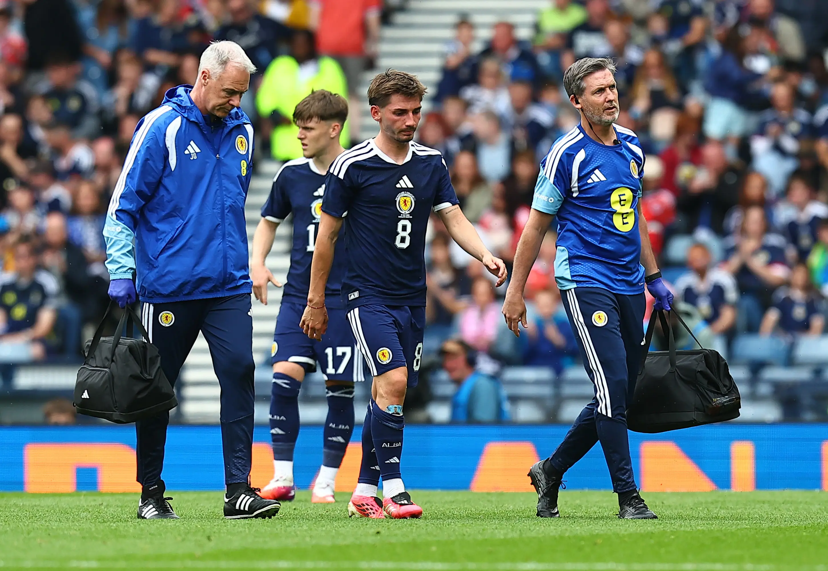 Gilmour's absence will be felt at this summer's World Cup. Image credit: Getty