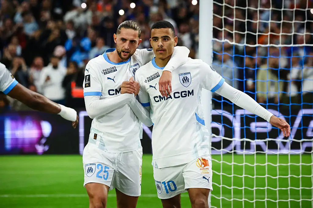 Adrien Rabiot and Mason Greenwood (Credit:Getty)
