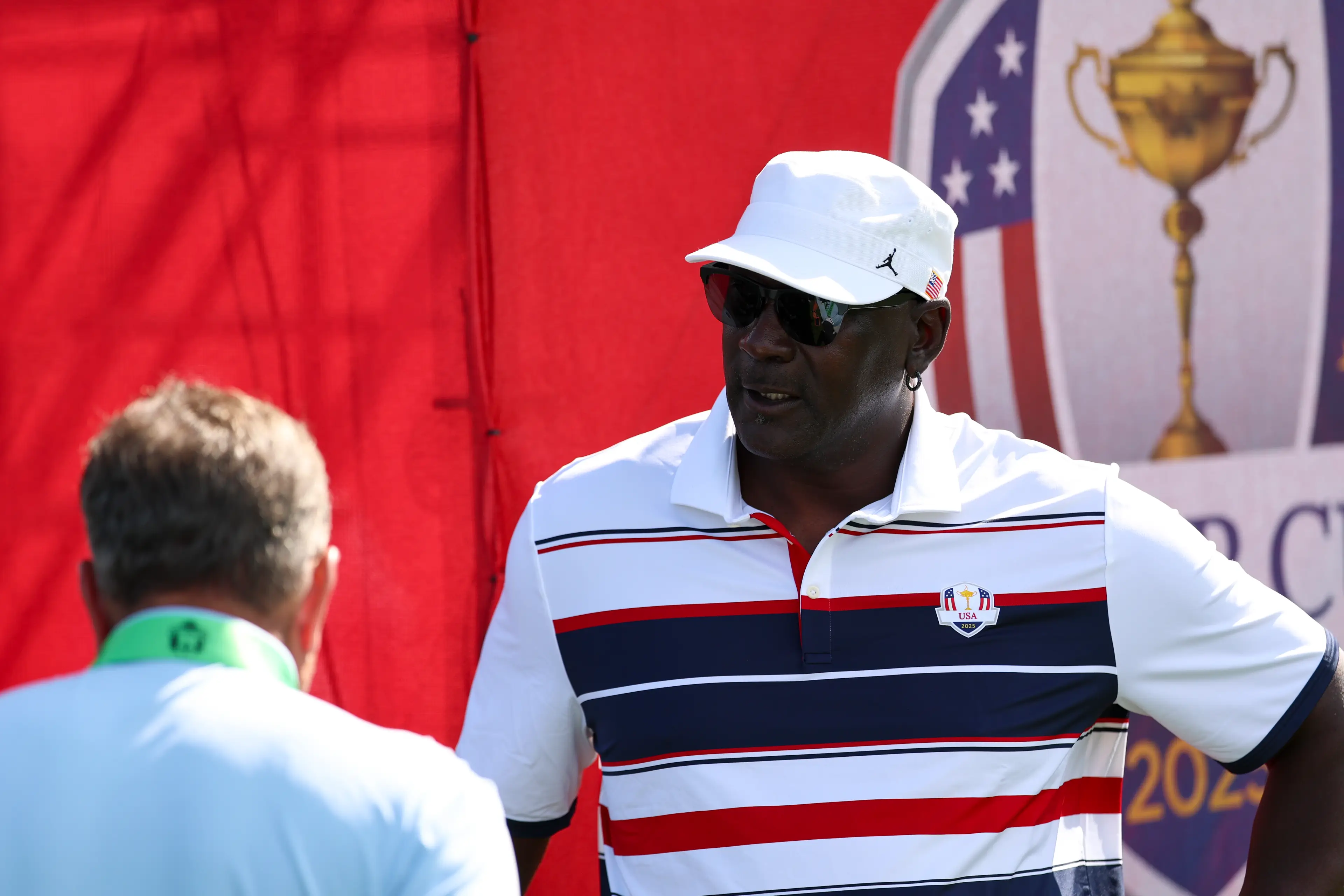 Michael Jordan at the Ryder Cup. Image: Getty
