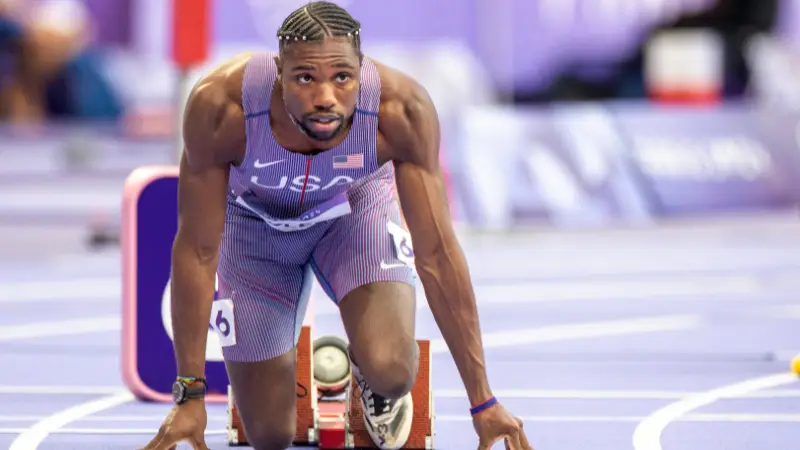 How fast Noah Lyles’ 100m win at Paris Olympics would be under new rule change that could see Usain Bolt lose his world record