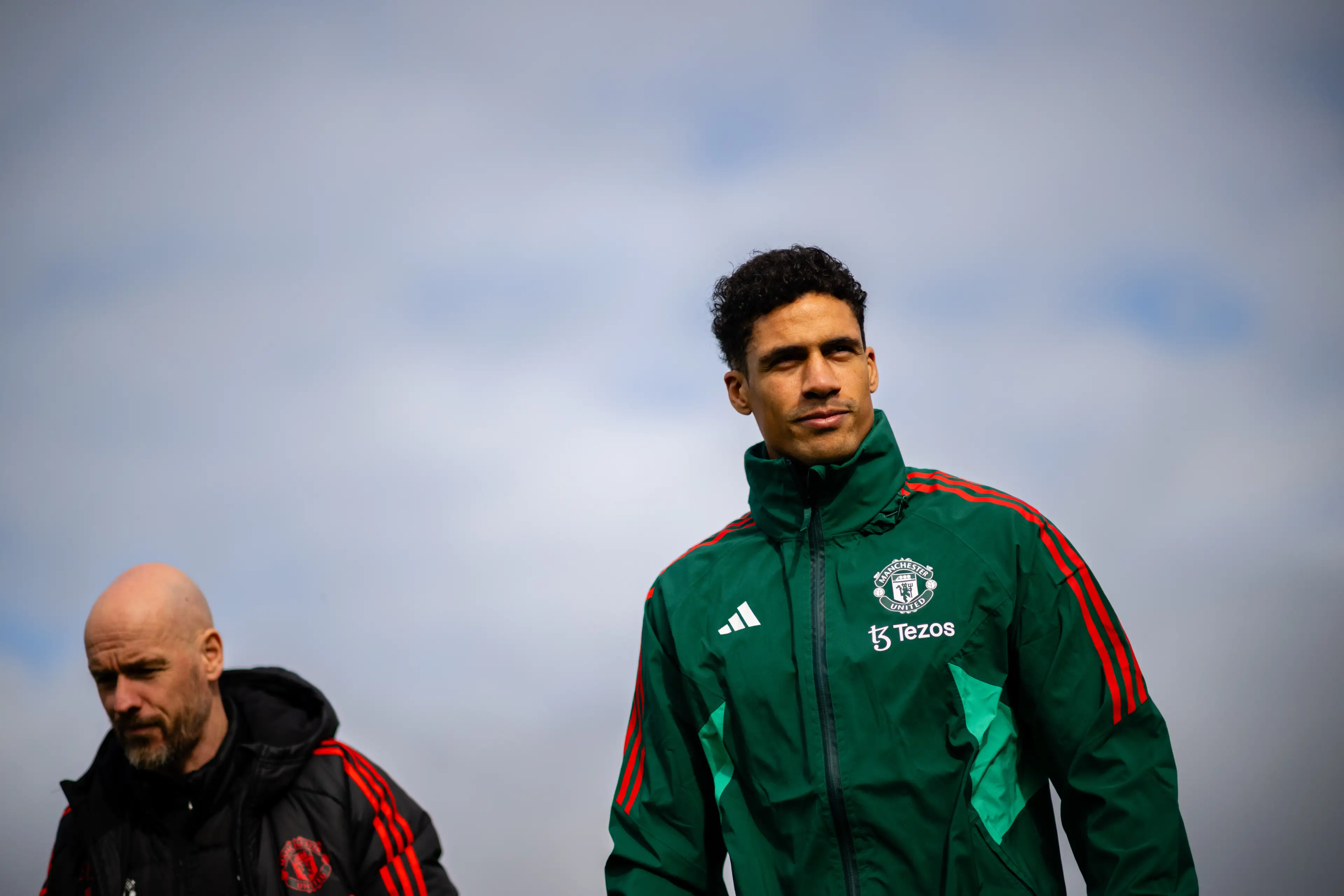 Varane was "surprised" that Ten Hag stayed after their FA Cup win. Image credit: Getty