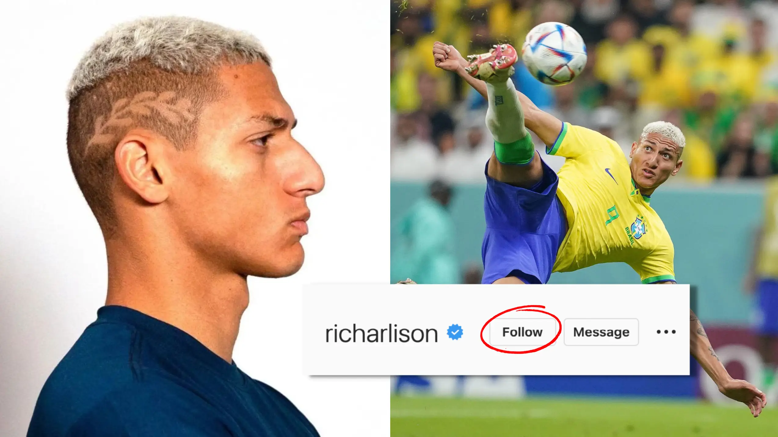 Richarlison/Instagram & Alamy