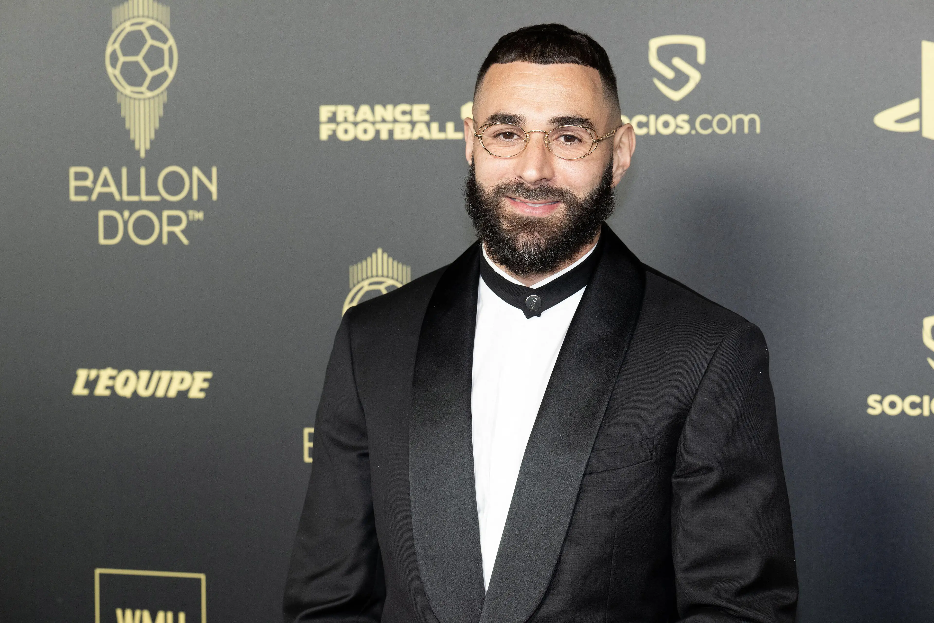 Benzema at the Ballon d'Or ceremony. (Image