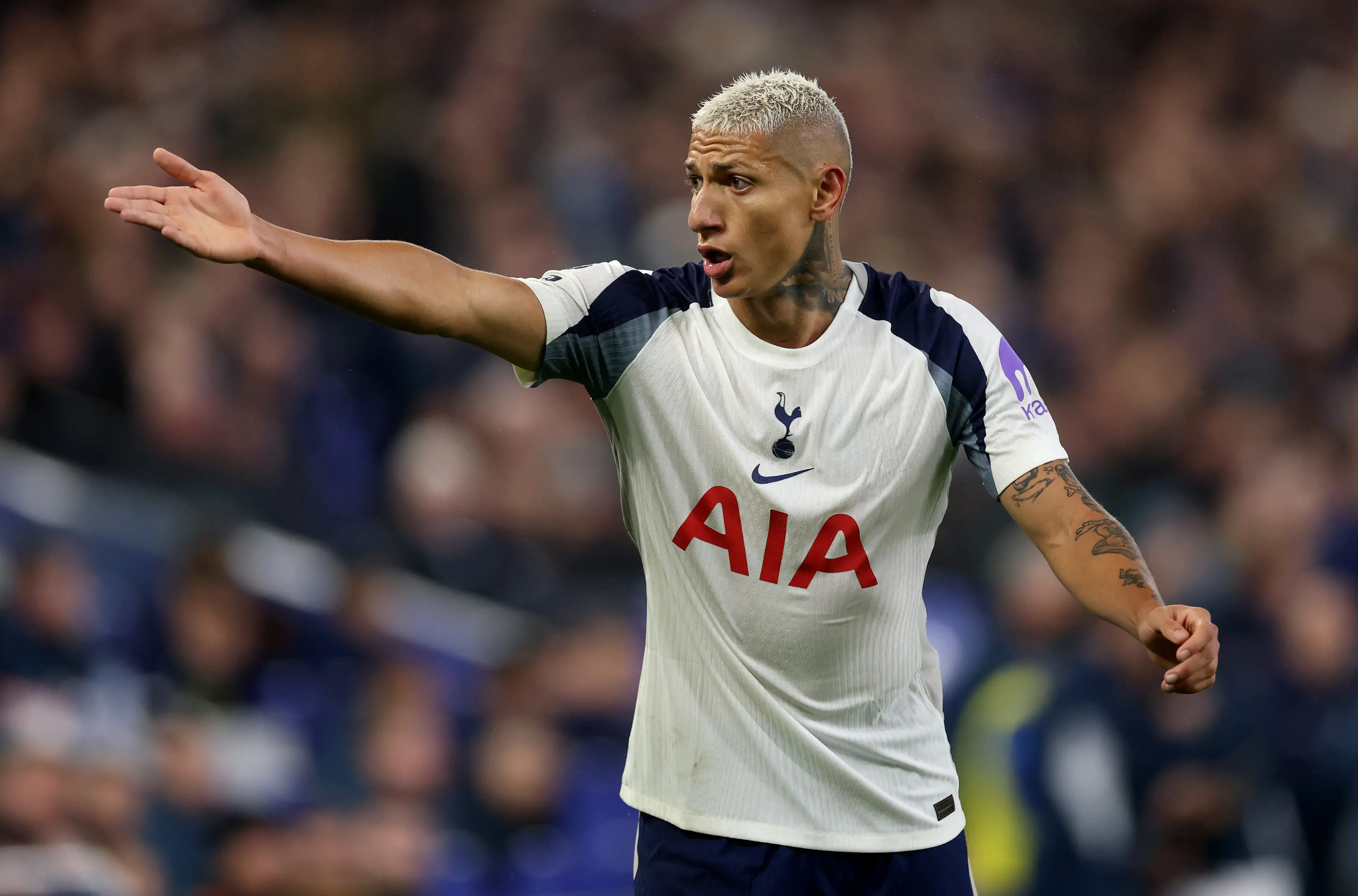 Richarlison has been linked with a move away from Tottenham Hotspur. Image: Getty