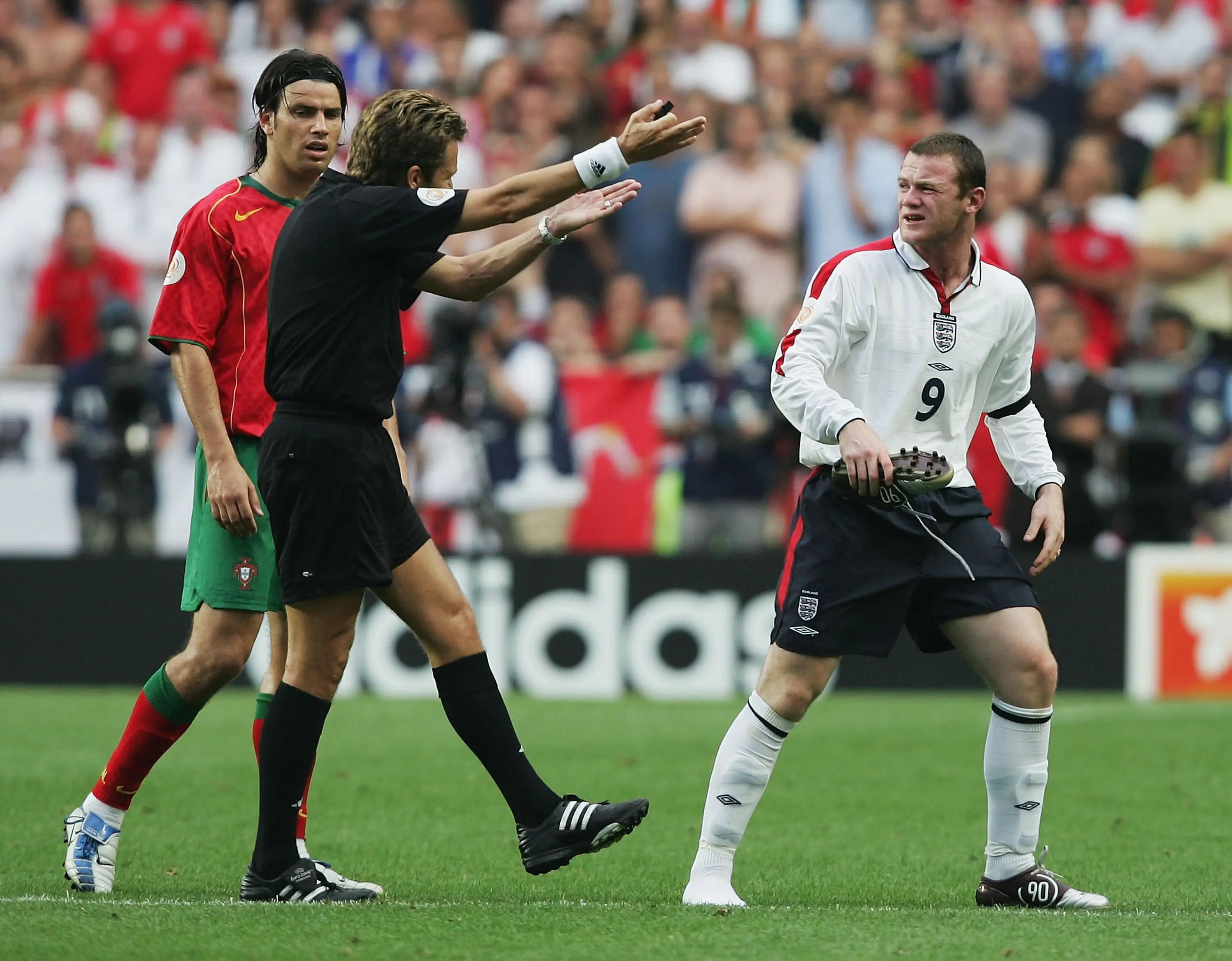 Wayne Rooney was unplayable at Euro 2004. Image: Getty