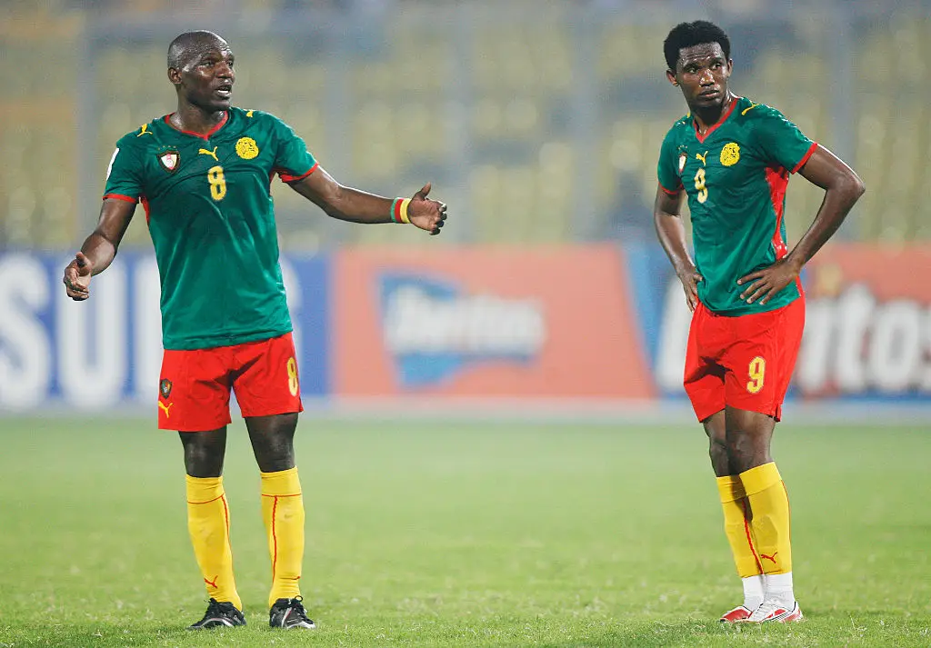Geremi and Eto'o played together for the Cameroon national team. (Image: Getty)
