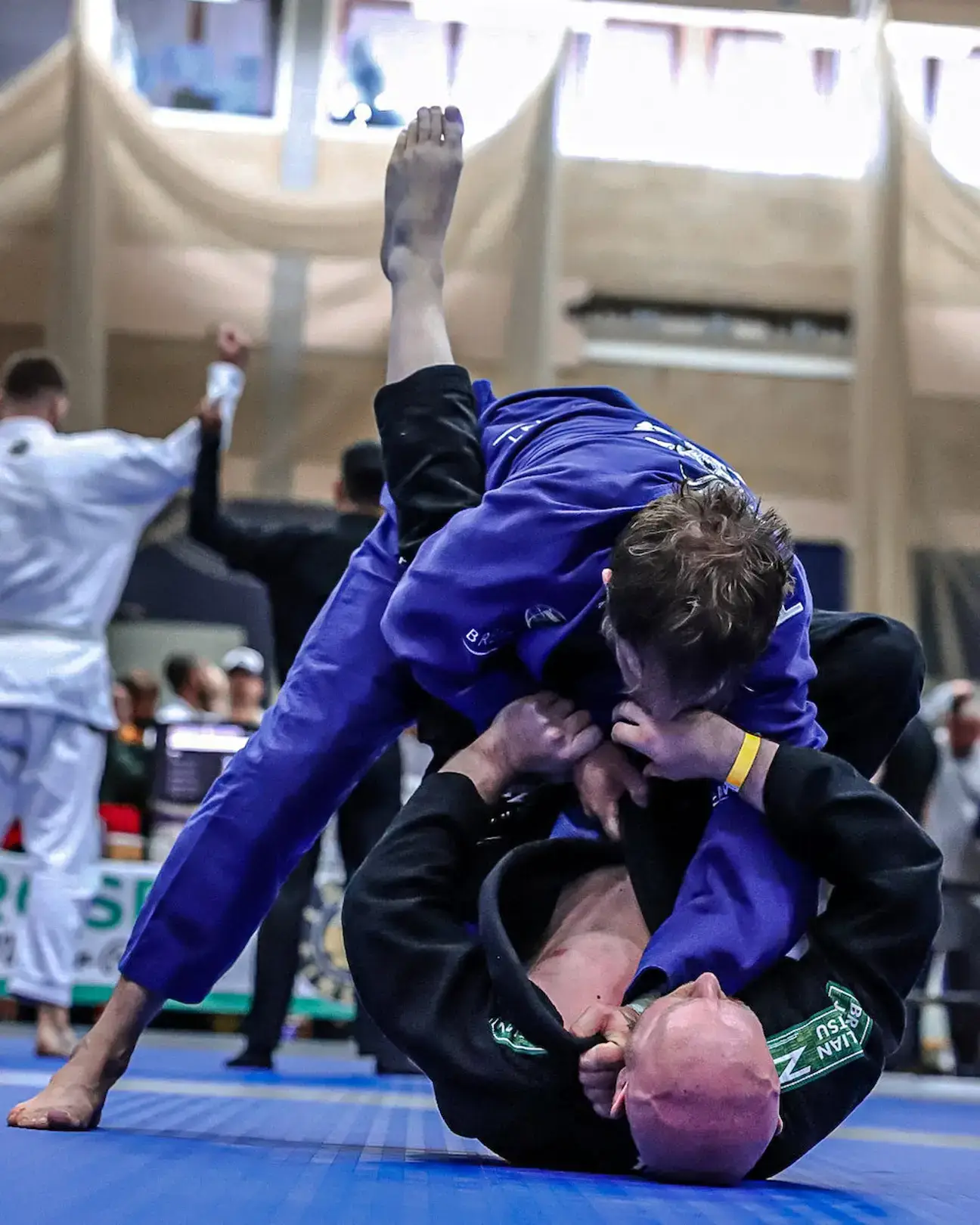 Hardy competes in the tournament. Image: SWNS